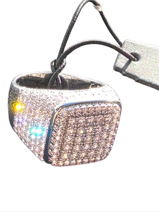 Other - New Cubic Zirconia / Stainless Steel Ring Size 11